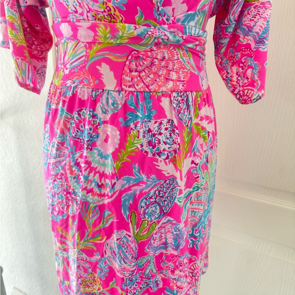 Lilly Pulitzer Parigi Romper Shell me Something Good Sz XXS - Picture 8 of 14